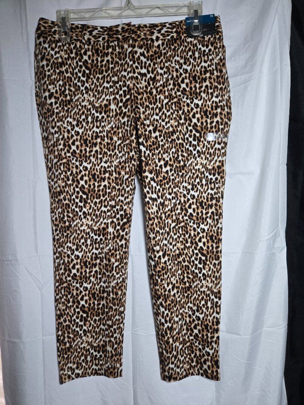 Worthington NWT Leopard Print Ankle Pants Size 10